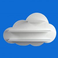 Wandregal Wolke
