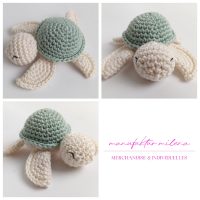 gehäkelte Schildkröte